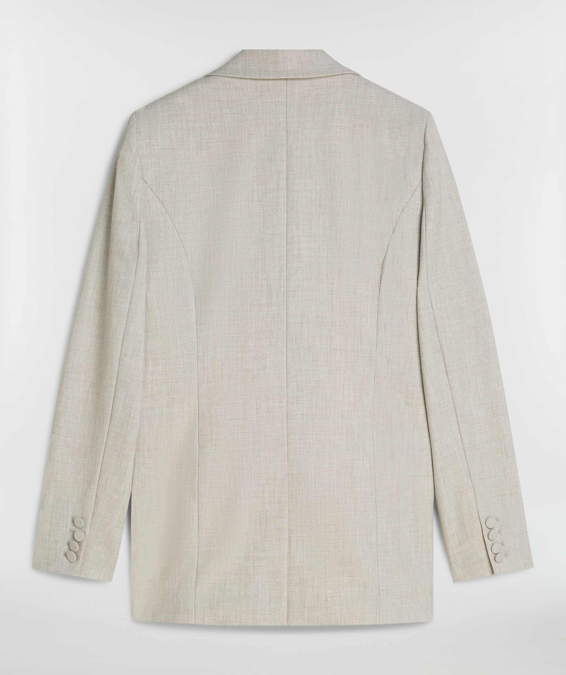 JV-DILLEN straight fit blazer - light grey melange
