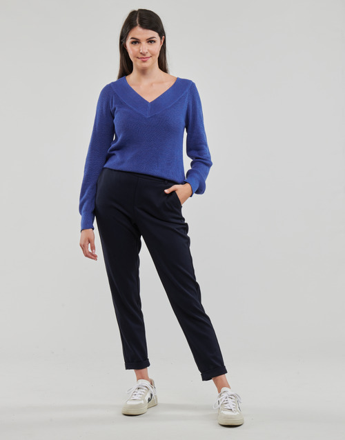 Vero Moda - VMMAYA MW LOOSE SOLID PANT NOOS - Marine