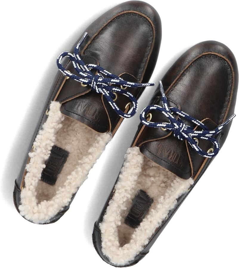 TORAL Instappers Dames Nahua Maat: 38 Materiaal: Leer Kleur: Bruin