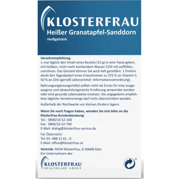 Heißer Granatapfel-Sanddorn