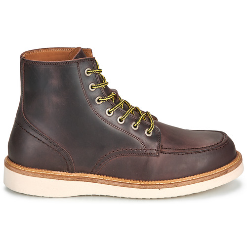 Selected - SLHTEO NEW LEATHER MOC-TOE BOOT - MArron