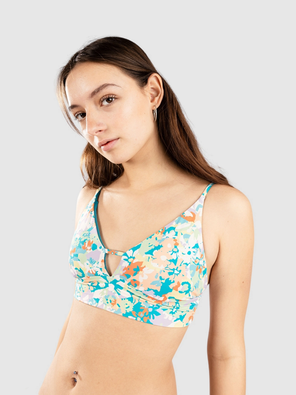 Billabong Bella Costa Vneck Cami Tnk Bikini Top multi