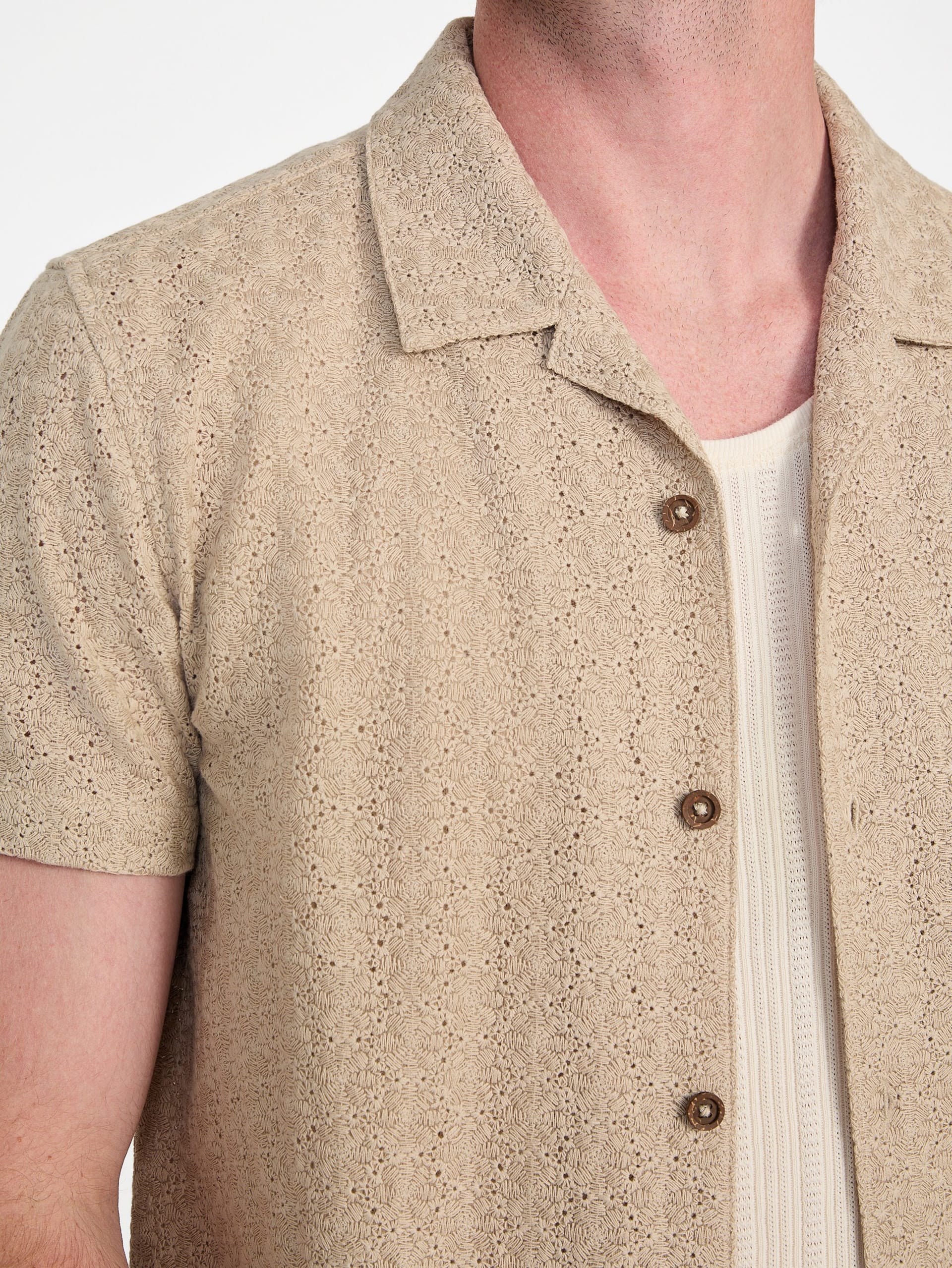 Camisa de crochê Wesley Resort