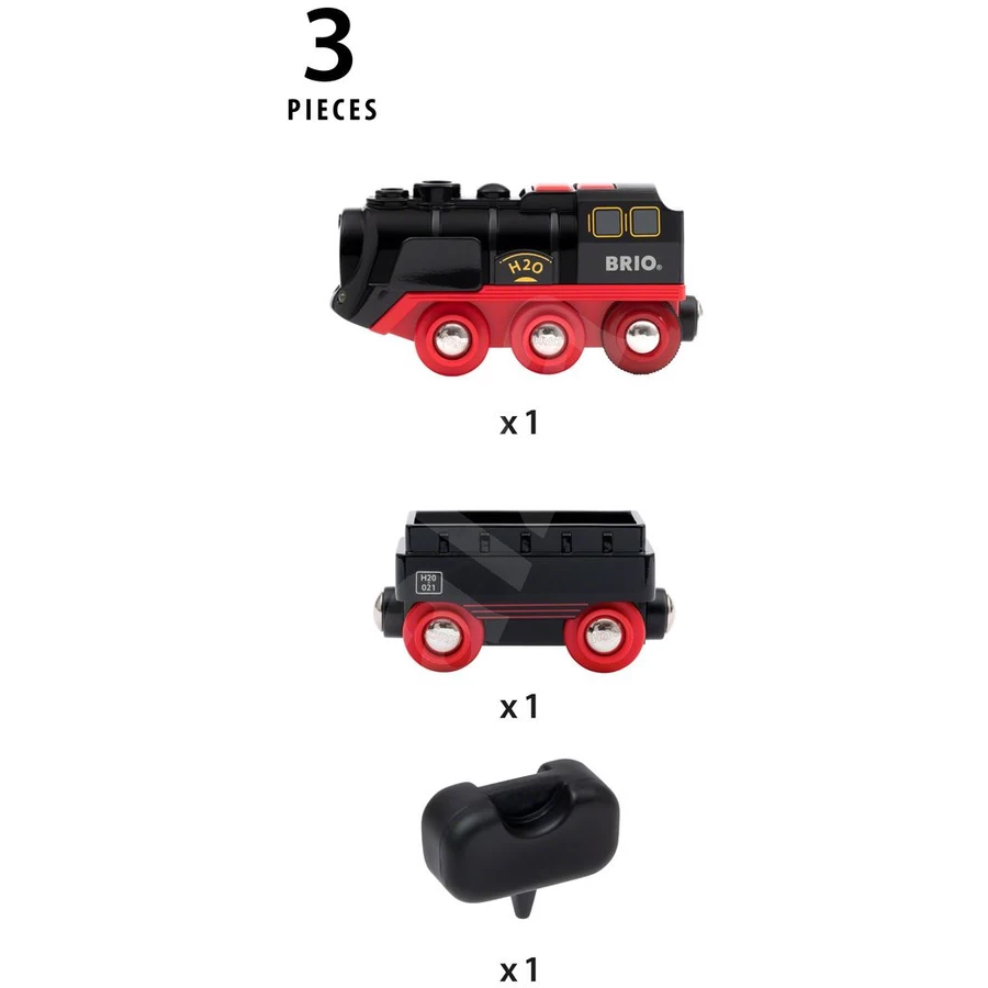 BRIO® WORLD Batterie- Dampflok mit Wassertank