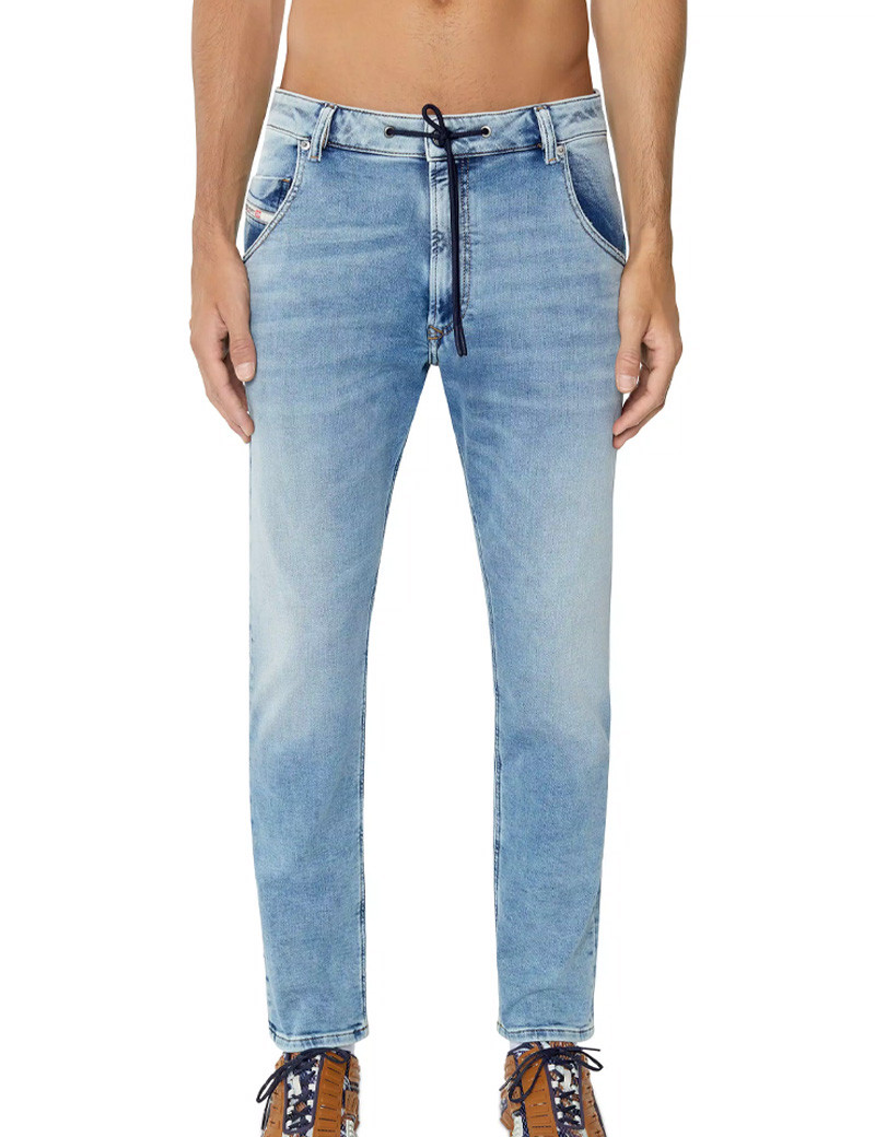DIESEL JEAN JOGGING KROOLEY BLEU 068BB