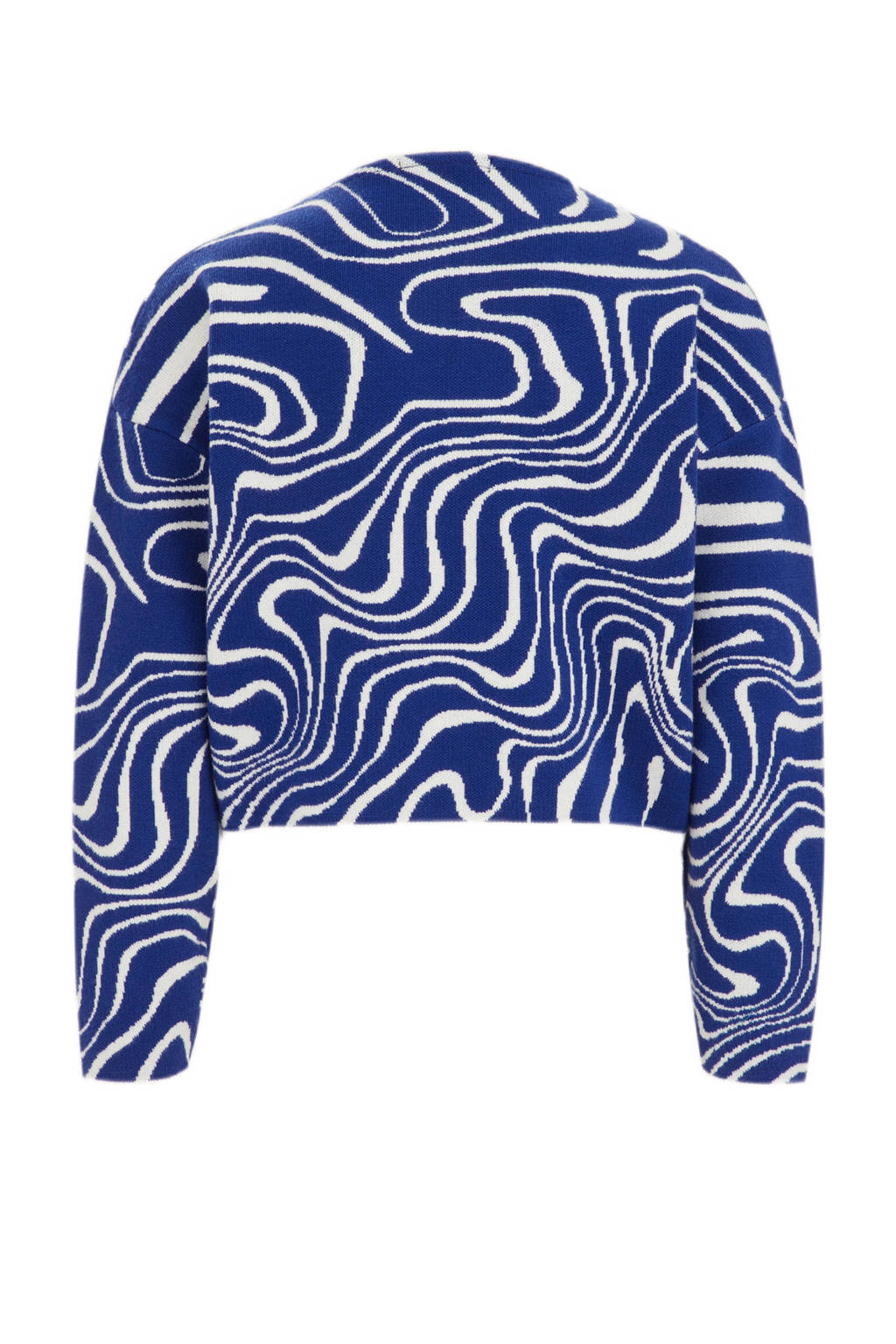 WE Fashion gebreide trui blauw