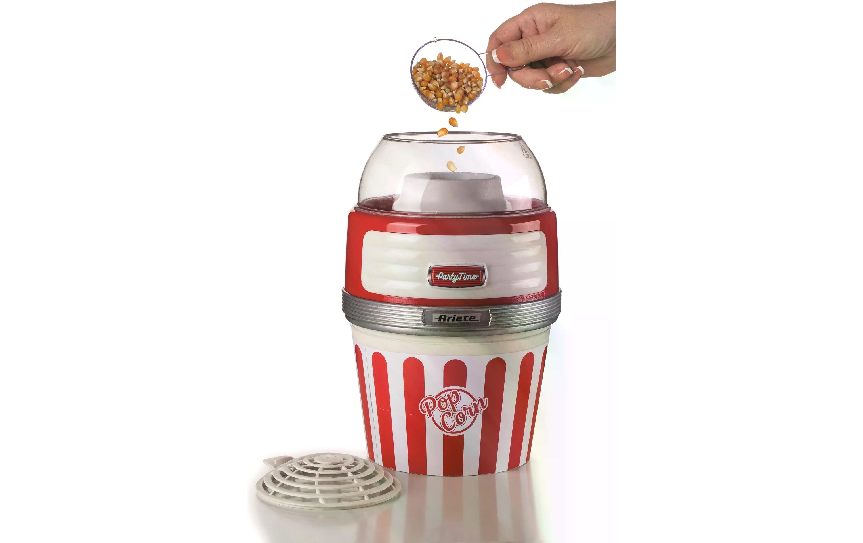 Popcorn Maschine Party Time ARI-2957-RD Rot/WeissPopcornmaschine im Retro-Design