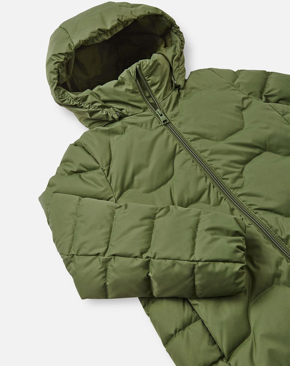 Daunenmantel LOIAA in khaki green