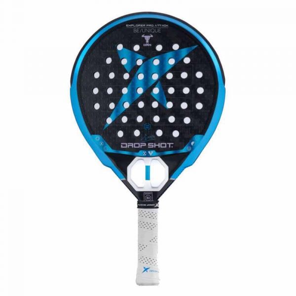 Drop Shot Raquete de Padel Explorer Pro Attack Azul 350-370 gr