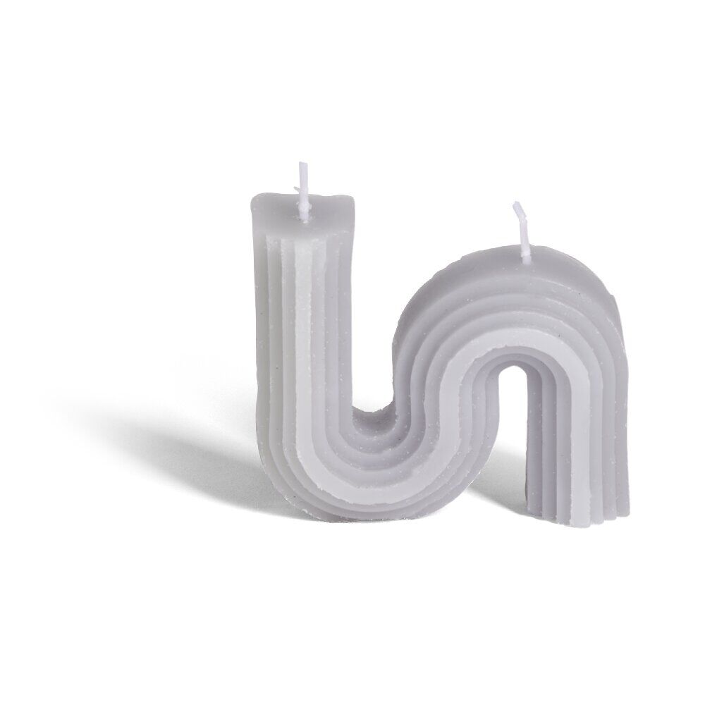 Bougie forme géométrique 9x2xH8cm