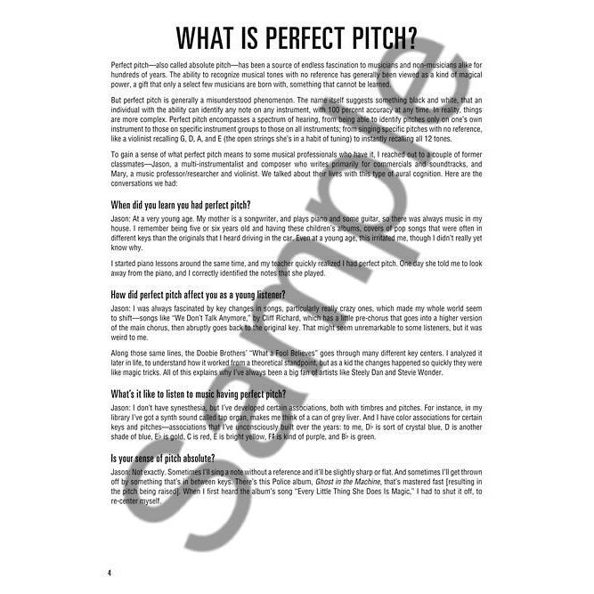 Hal Leonard - Perfect Pitch Method