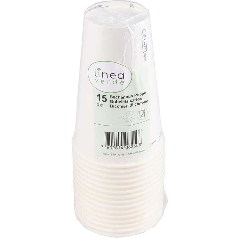 Elco Becher, 300 ml, weiss, 15 Stück