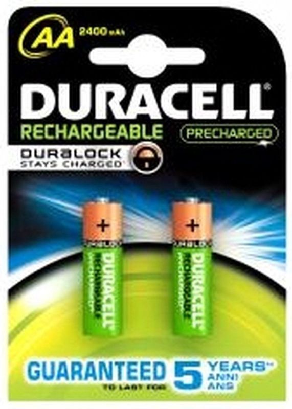 Duracell AA Oplaadbare Batterijen - 2500 mAh - 2 stuks