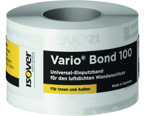 ISOVER Universele pleisterband Vario® Bond voor luchtdichte verbindingen voor binnen- en buitengebruik, 25 m x 100 mm