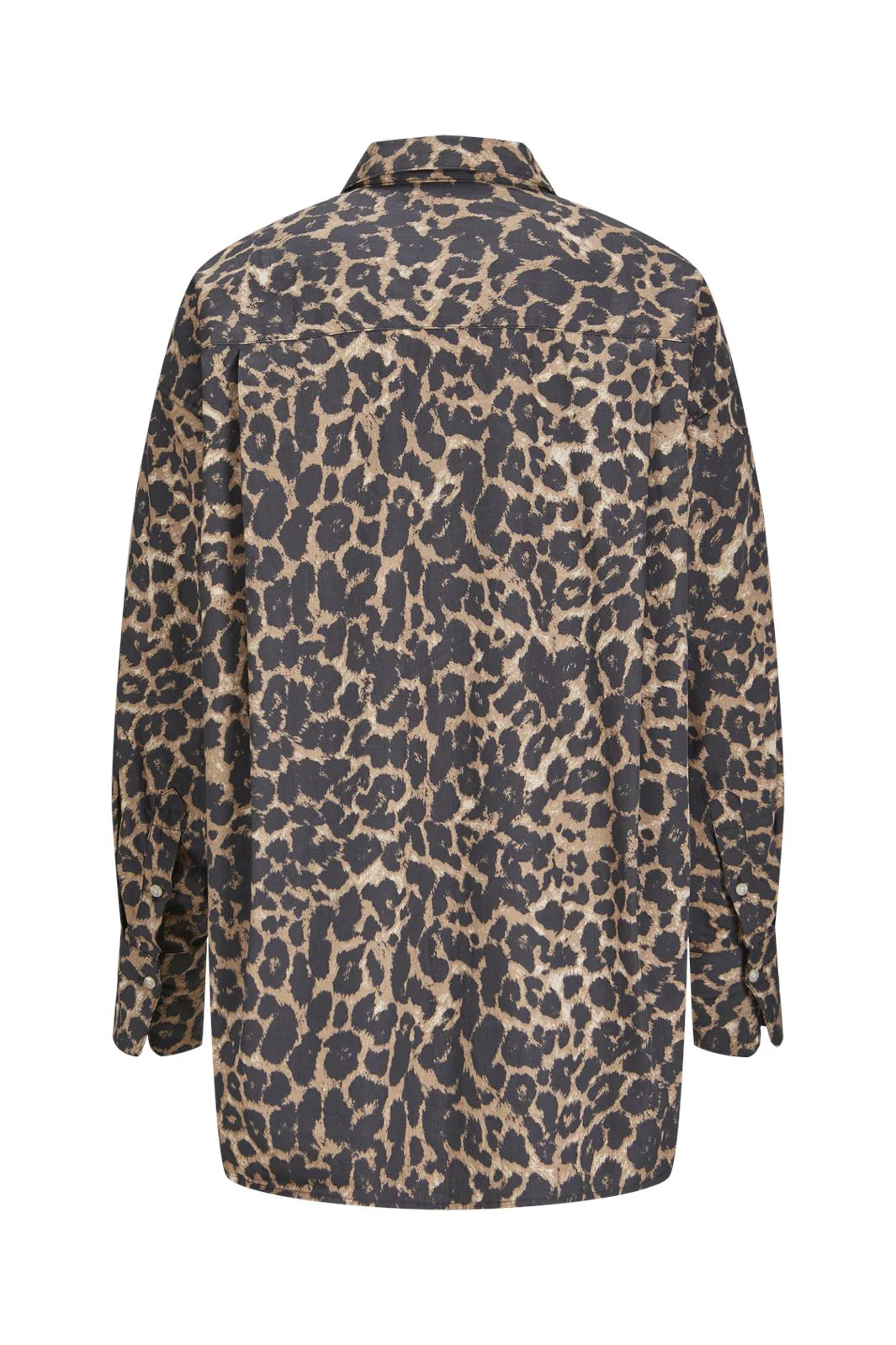 Jjxx Jxjamie Ls Relaxed Poplin Shirt 4748058 cornstalk leopard