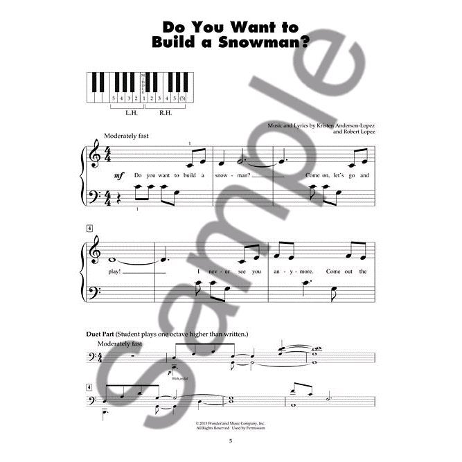 Hal Leonard - Frozen: Five Finger Piano voor beginners