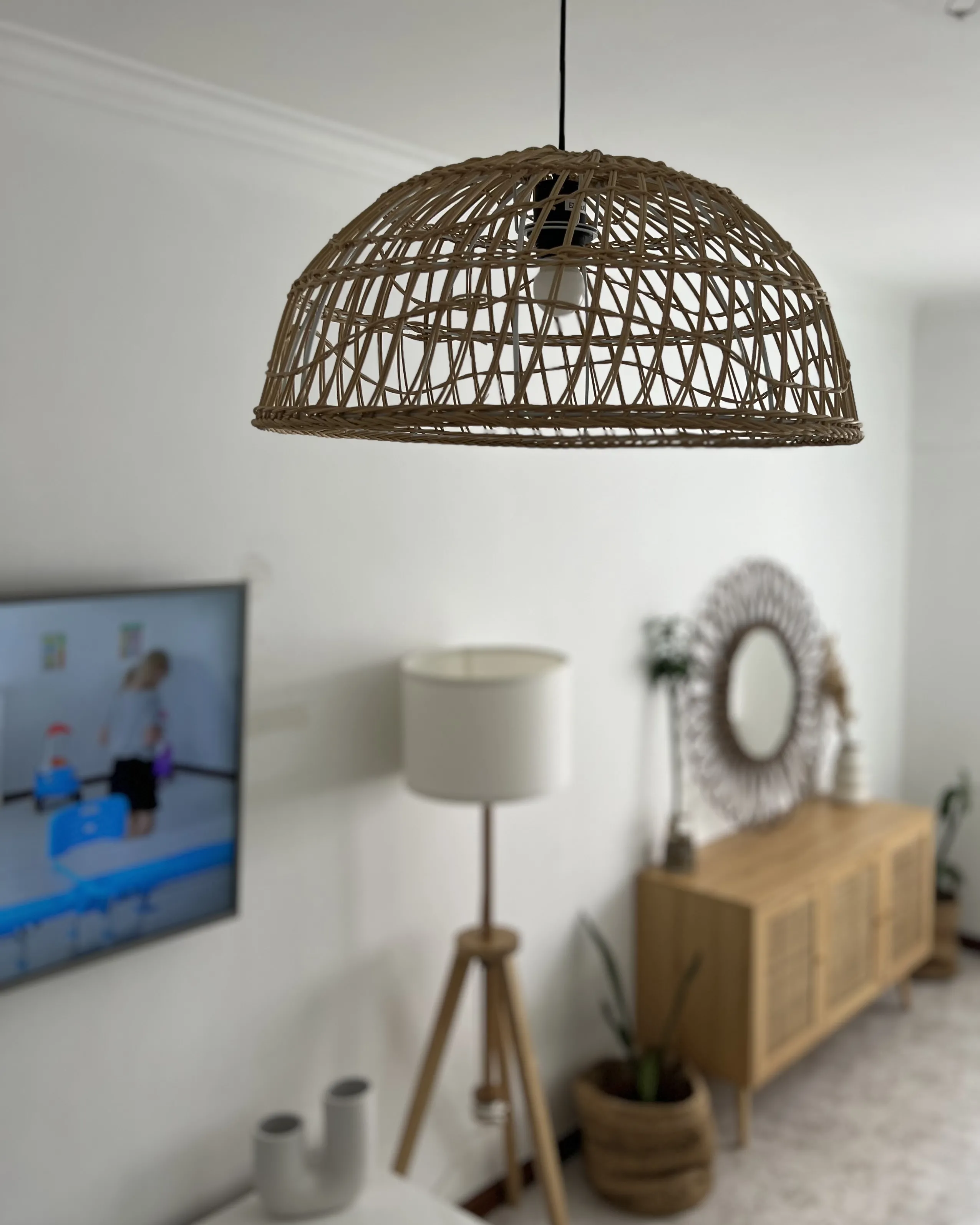 Hanglamp RAVINE Rotan Natuurlijk