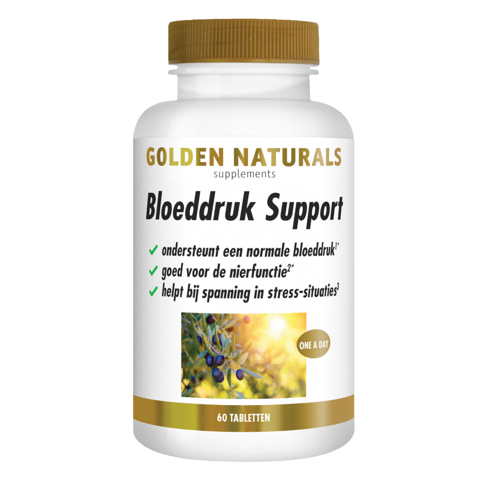 Golden Naturals Bloeddruk Support Vegan60 tabletten