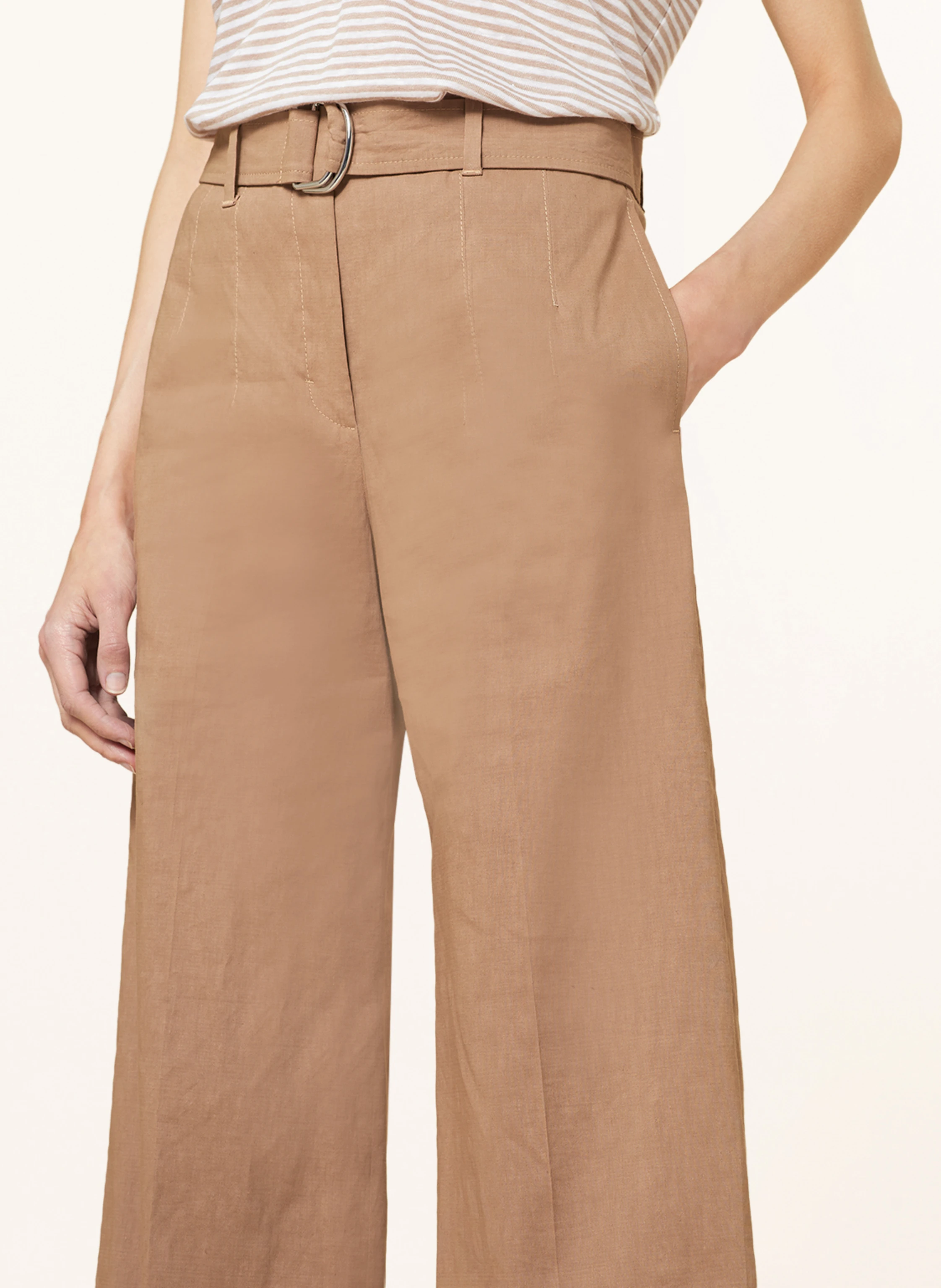 BOSS Marlenehose TASENA mit Leinen