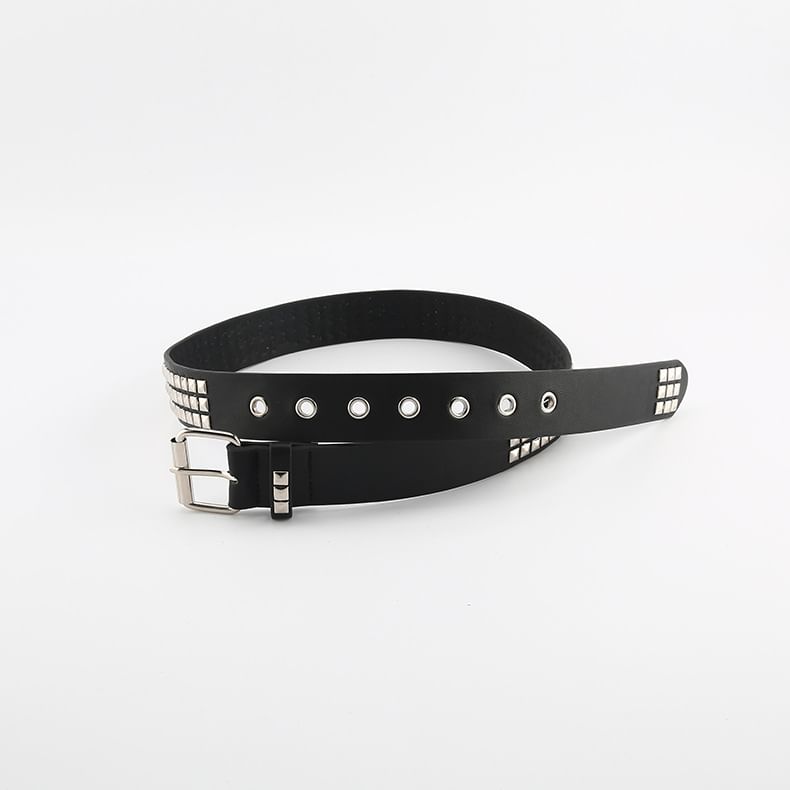 Malnia Home - Riem van imitatieleer met studs