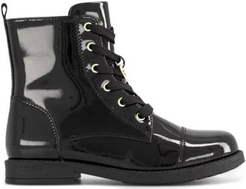 Graceland - Veterboots - Zwart - Lak - Voor Meisjes