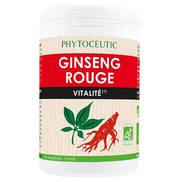 Ginseng Vermelho Orgânico Fitoceutico 60 comprimidos
