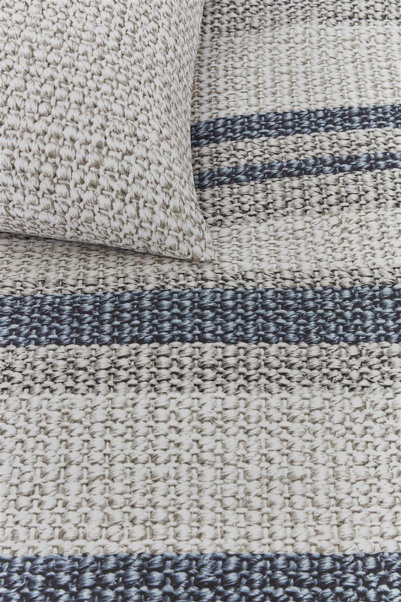 Bettwäsche RATTAN STRIPES 135x200 cm, mit 1 Kissen