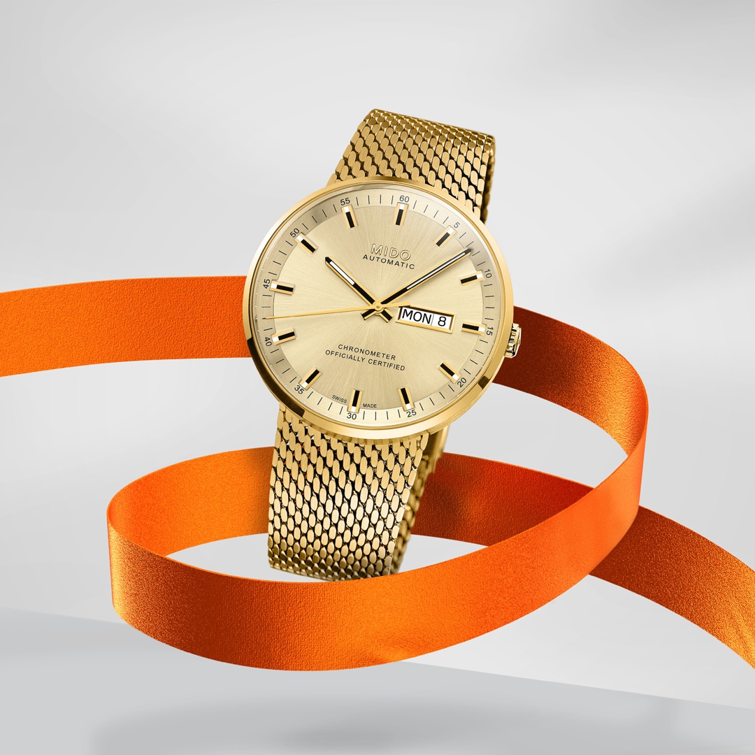 Mido Commander Icône Chronometer Si