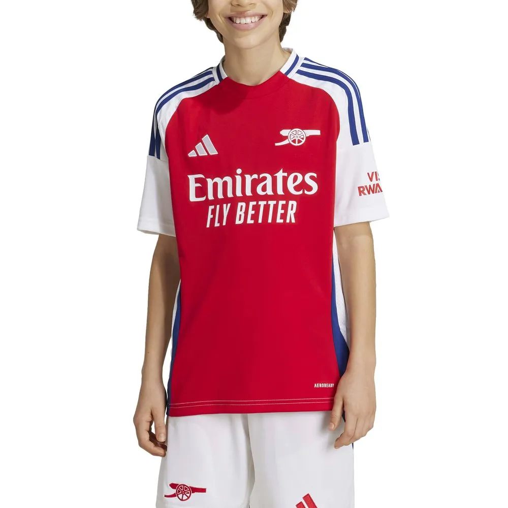 Camiseta adidas Arsenal FC 24/25 Home Infantil de Manga Curta
