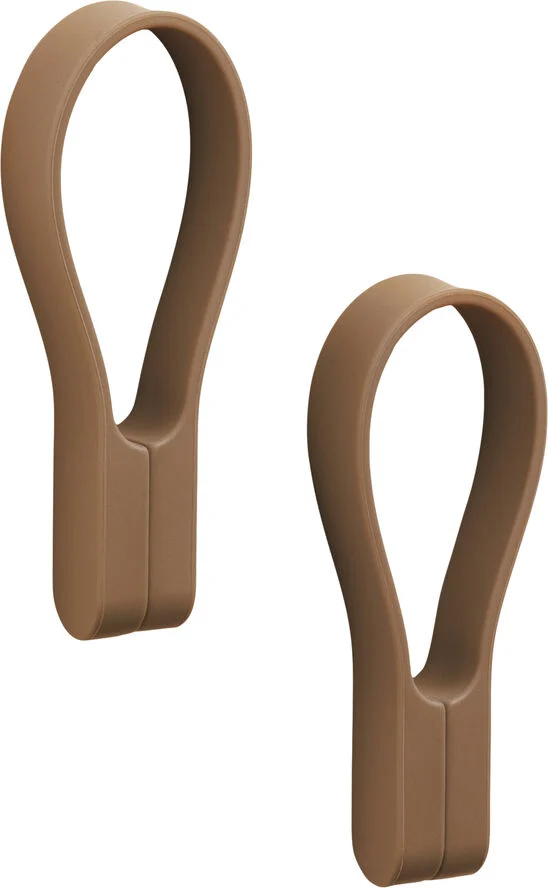 Zone Håndklædestrop Loop magnet 2 stk. Terracotta Terracotta