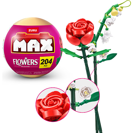 Max Bricks byggesæt lange blomster - flere varianter - assorteret