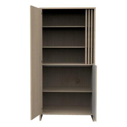 Armoire 2 Portes 1 Niche TOKYO Blanche - SAUTHON