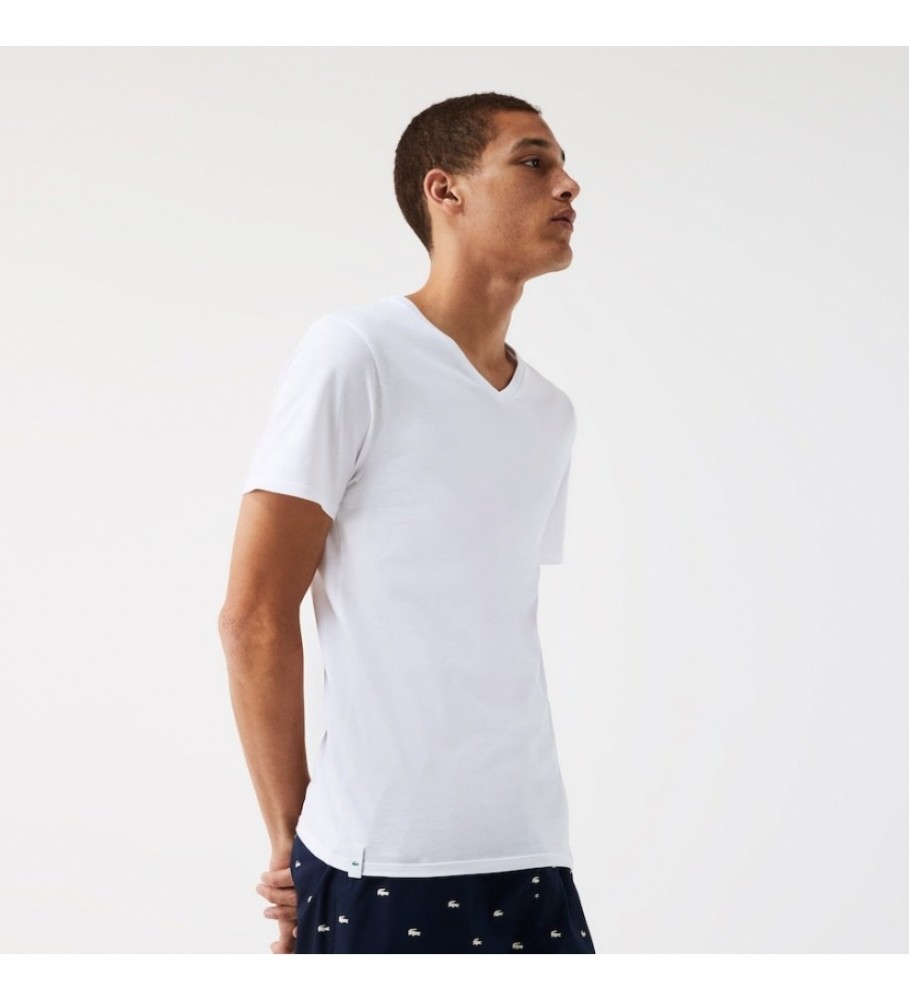 Lacoste Pack 3 camisetas Sous-vetement brancas