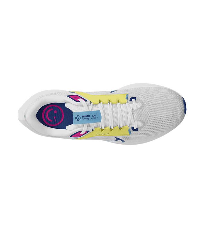 Nike Pegasus 40 Womens Road R WHITE-DEEP-ROYAL-BLUE-PHOTON-D