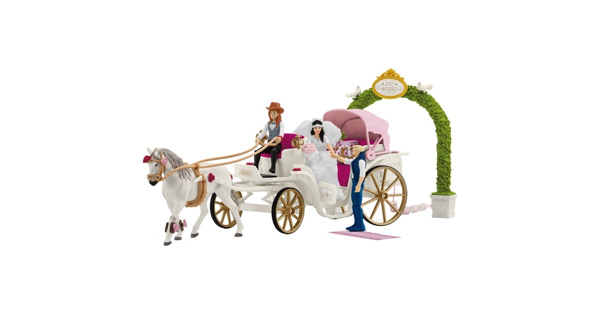 SchleichHorse Club - Trouwkoets speelgoedvoertuig  (42641)