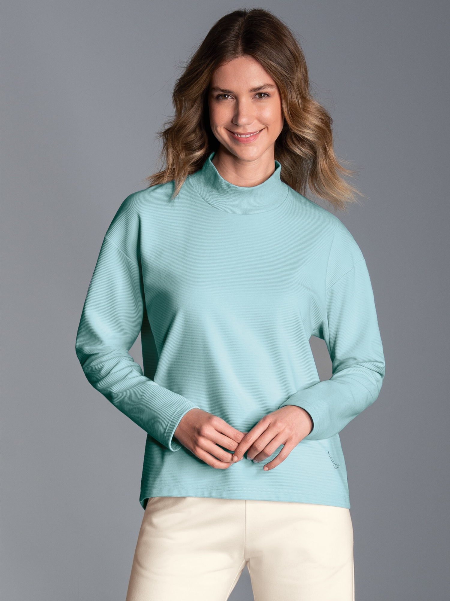 Sweatshirt mit Stehkragen Gletscher