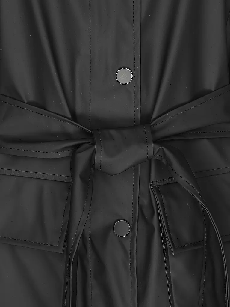 RAINS Regenjacke CURVE W JACKET  schwarz