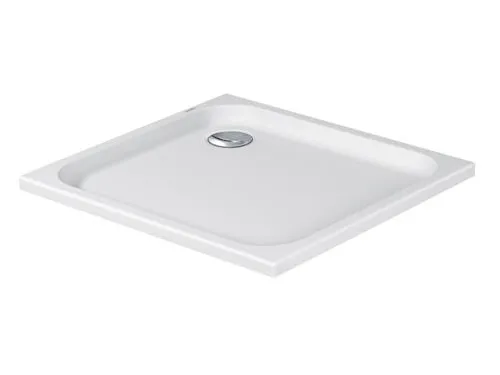 Brusekar D-Code 900x800mm hvid akryl