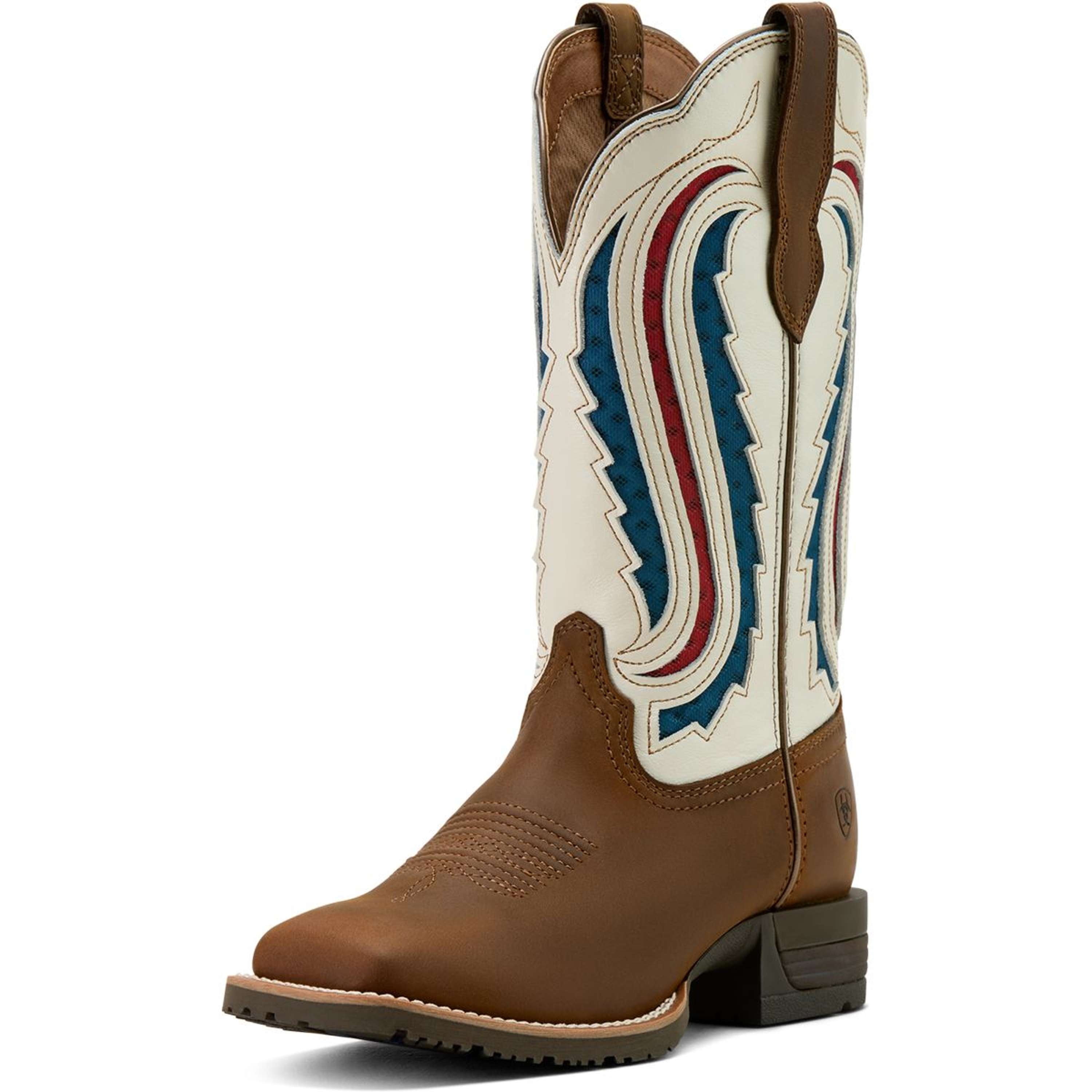 Ariat Westernlaarzen Hybrid Ranchwork Venttek Dames Distressed Brown/C