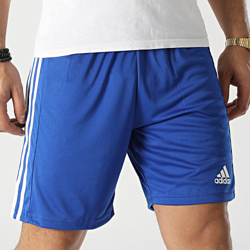 Short Jogging A Bandes GK9153 Bleu Roi