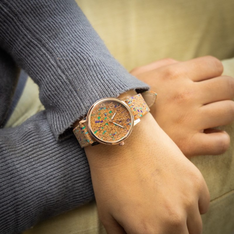 Montre Femme CHTIME bracelet Cuir Marron