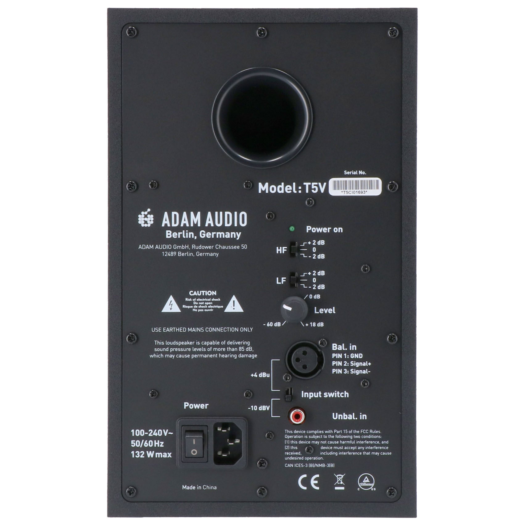 Adam T5V set studiomonitoren + Innox Iva MON-02 statieven