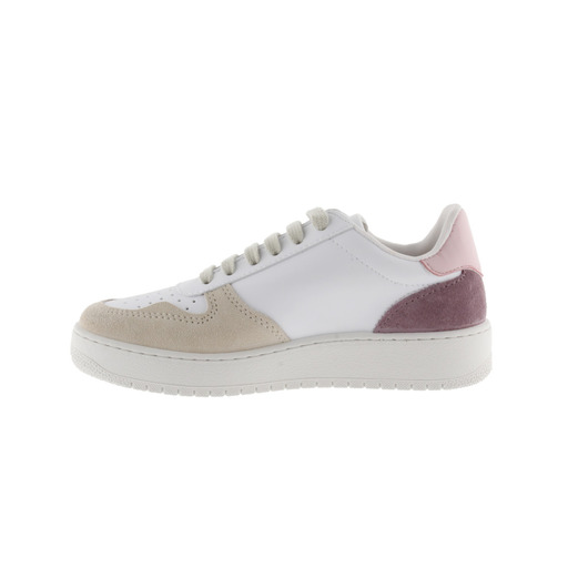 Zapatillas De Efecto Piel Victoria Madrid Con Logotipo Retro Y Puntera Perforada