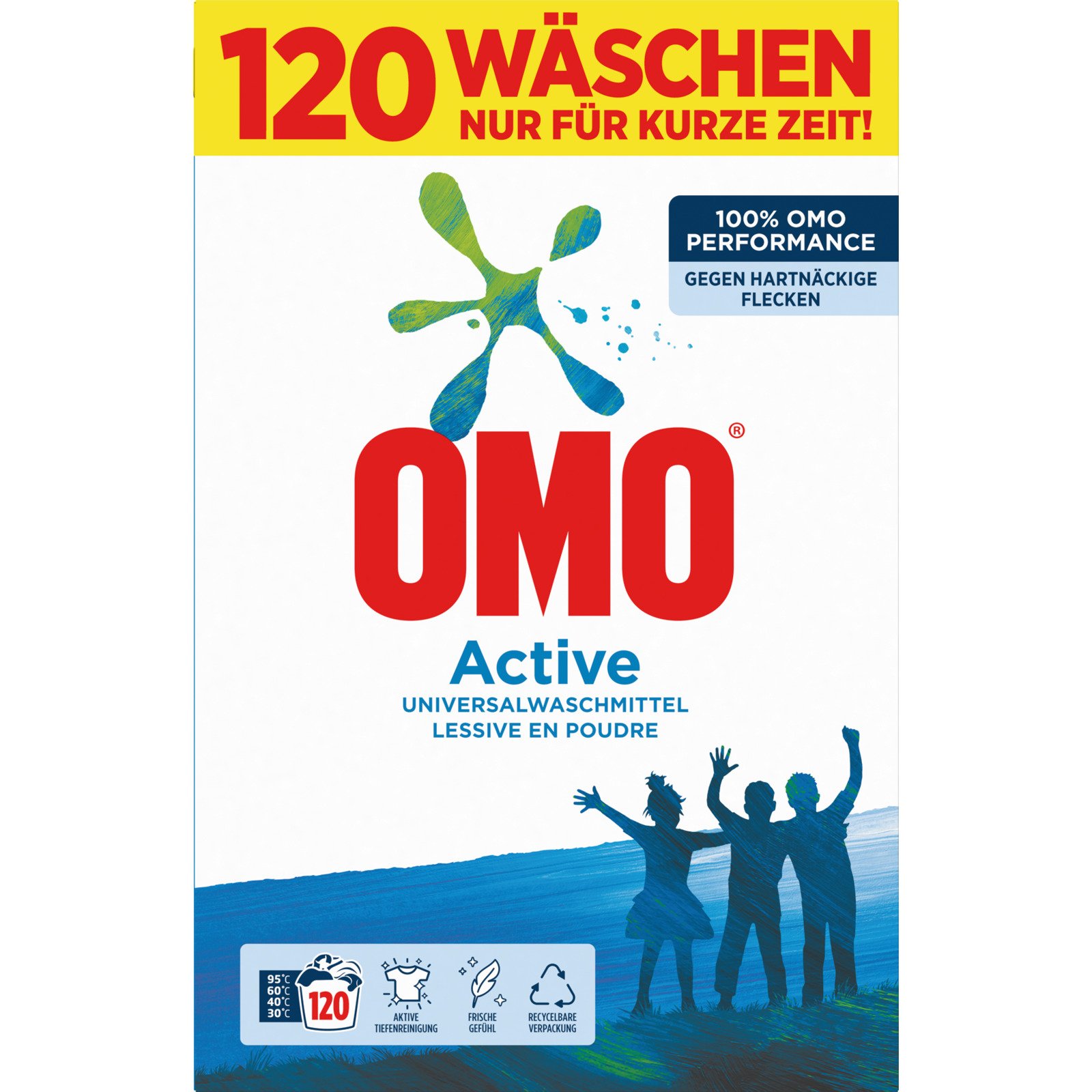 Omo Pulver Universalwaschmittel 120 Waschgänge