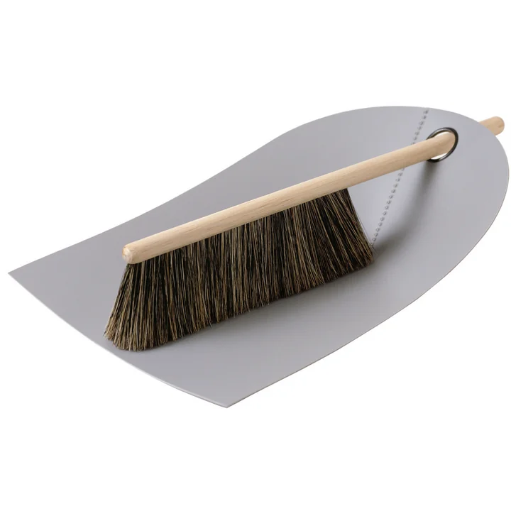 Normann Copenhagen - Handfeger und Kehrblech, dunkelgrau