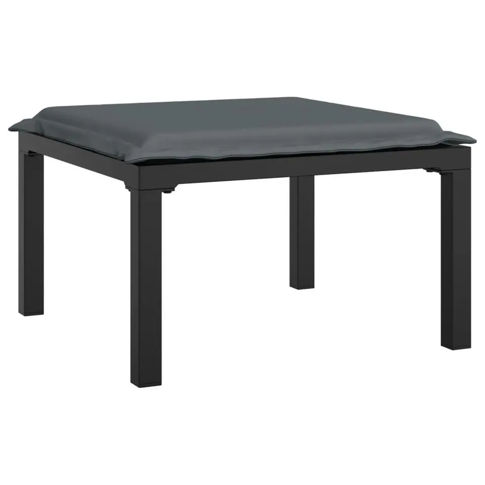 vidaXL - Loungeset - Zwart - Poly rattan