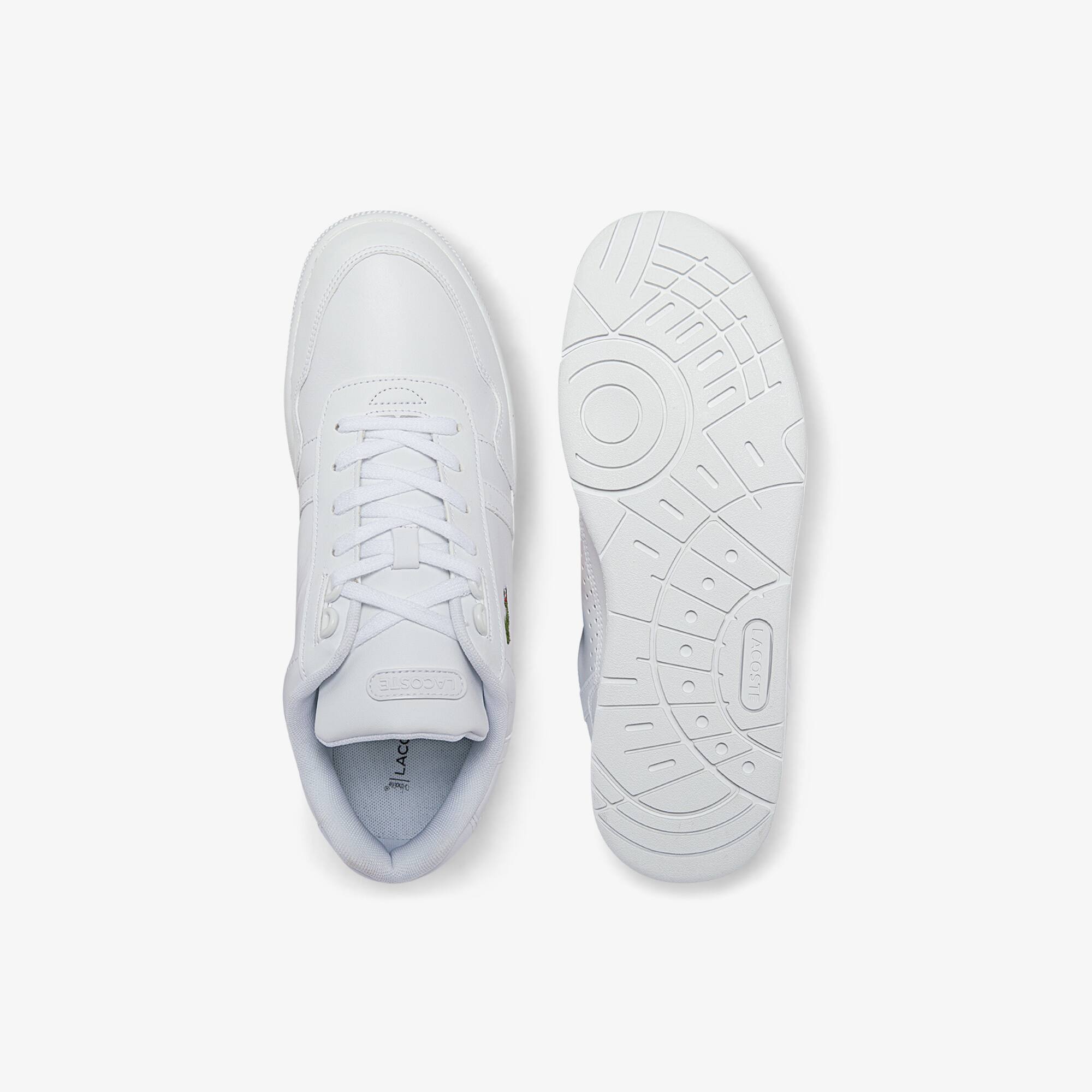 Sneakers T-Clip homme en cuir et matière synthétique Sneakers - Blanc - Lacoste - Homme