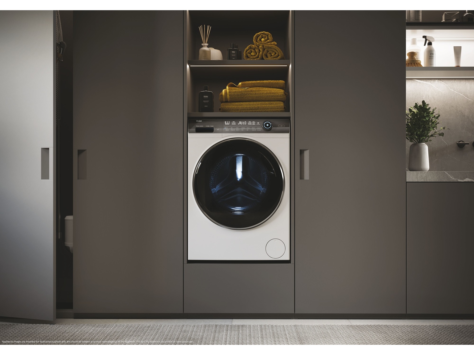 MAQUINA DE LAVAR E SECAR ROUPA HAIER HWD10BD14979NUGS BRANCO A LAVA 10KG E SECA 6KG 1400RPM