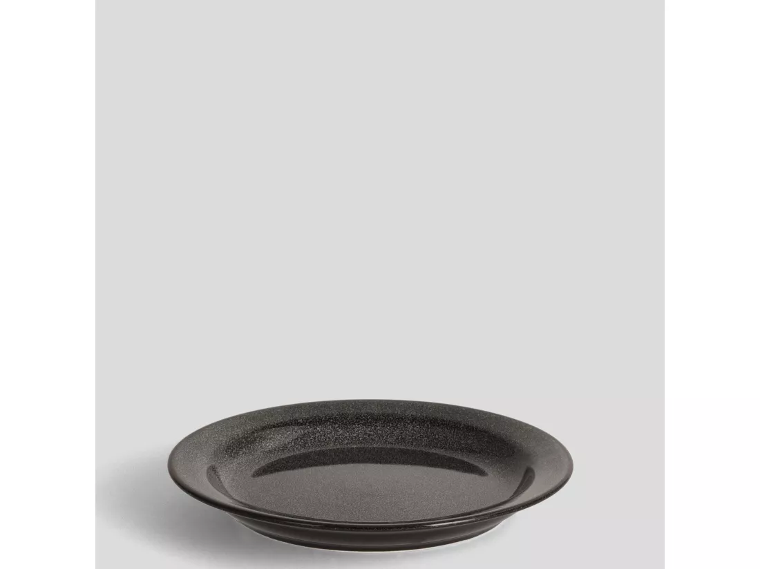 Assiette À Dessert Palia Gris Moyen 19 cm