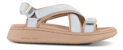 Woden Line Cross Sandal Blå WL931